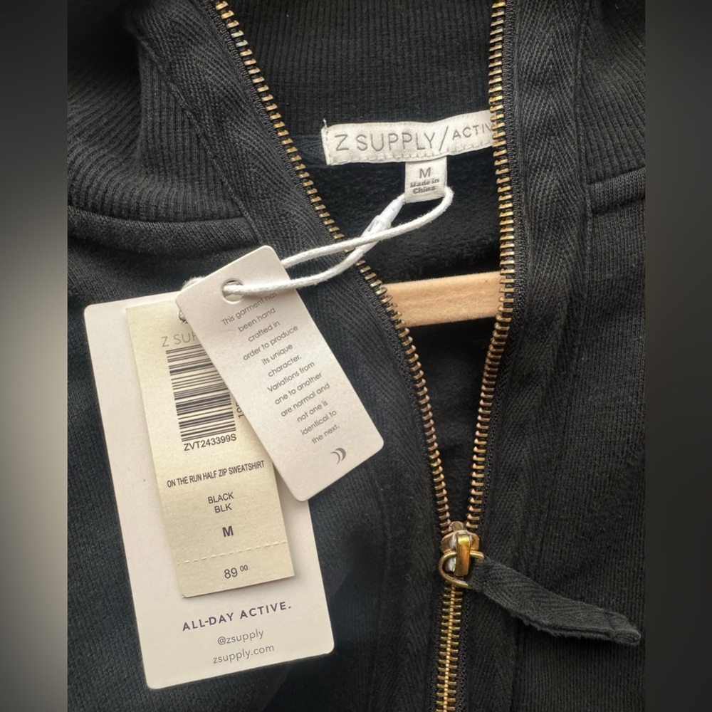 Z Supply On the Run Half Zip Sweatshirt - Picture 6 of 6